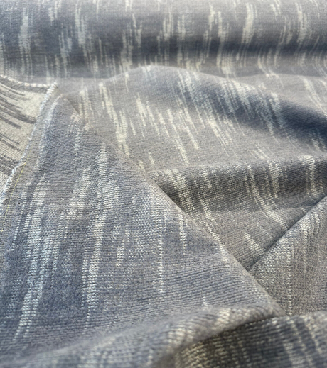Sunbrella Mountains Slate Solution Dyed Acrylic Fabric - Slate Mountains Print, 54" Width (1 Yard)