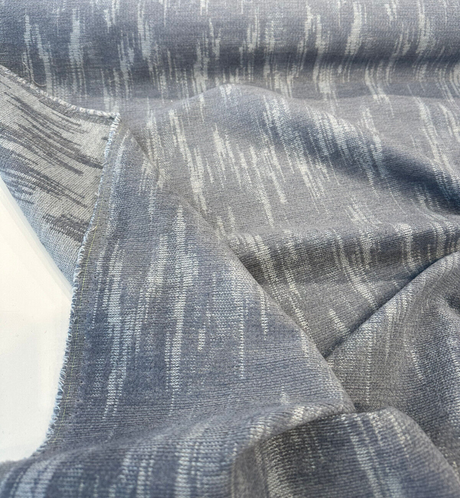 Sunbrella Mountains Slate Solution Dyed Acrylic Fabric - Slate Mountains Print, 54" Width (1 Yard)