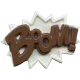 Boom! Superhero Lingo Chocolate Mold