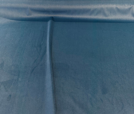 Rudy Velvet Polyester Fabric - Dark Teal Blue, Upholstery Velvet, 56" Width (By The Yard)