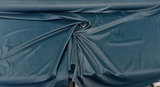 Rudy Velvet Polyester Fabric - Dark Teal Blue, Upholstery Velvet, 56" Width (By The Yard)