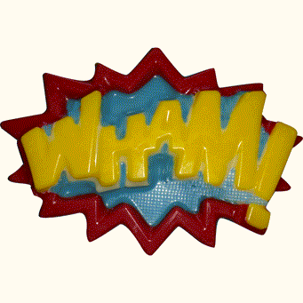 Wham! Superhero Lingo Chocolate Mold