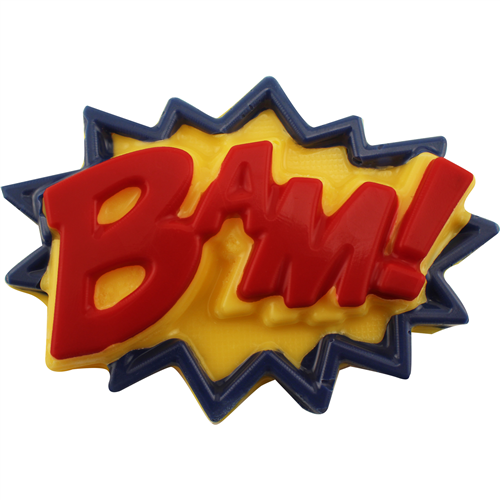 Bam! Superhero Lingo Chocolate Mold