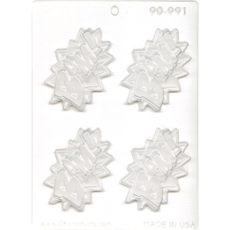 Bam! Superhero Lingo Chocolate Mold