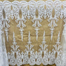 Embroidered Bridal Lace Fabric