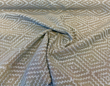 Sunbrella Capra II Acrylic Fabric - Brown Geometric Pattern, 54" Width (1 Yard)