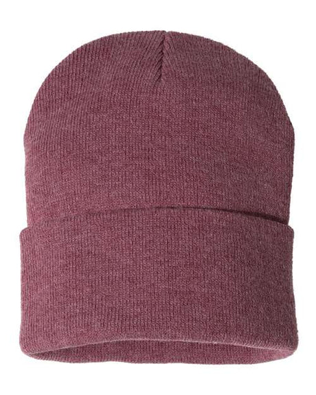 Sportsman 12" Solid Cuffed Beanie