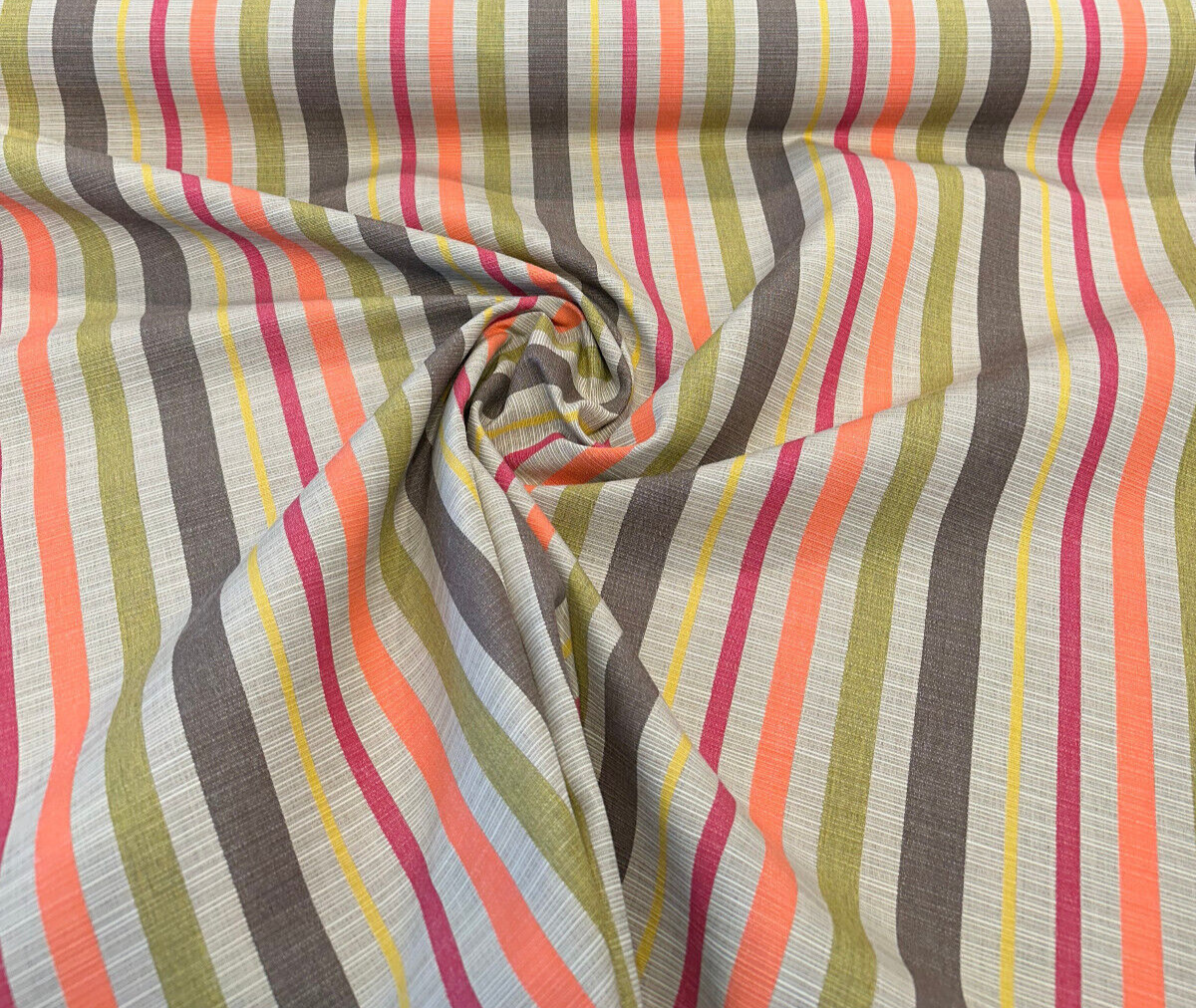 Sunbrella Solano Fiesta Acrylic Fabric - Fiesta Stripe, 54" Width (1 Yard)