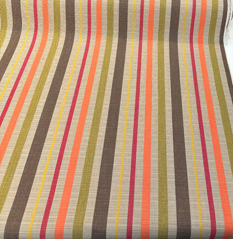 Sunbrella Solano Fiesta Acrylic Fabric - Fiesta Stripe, 54" Width (1 Yard)