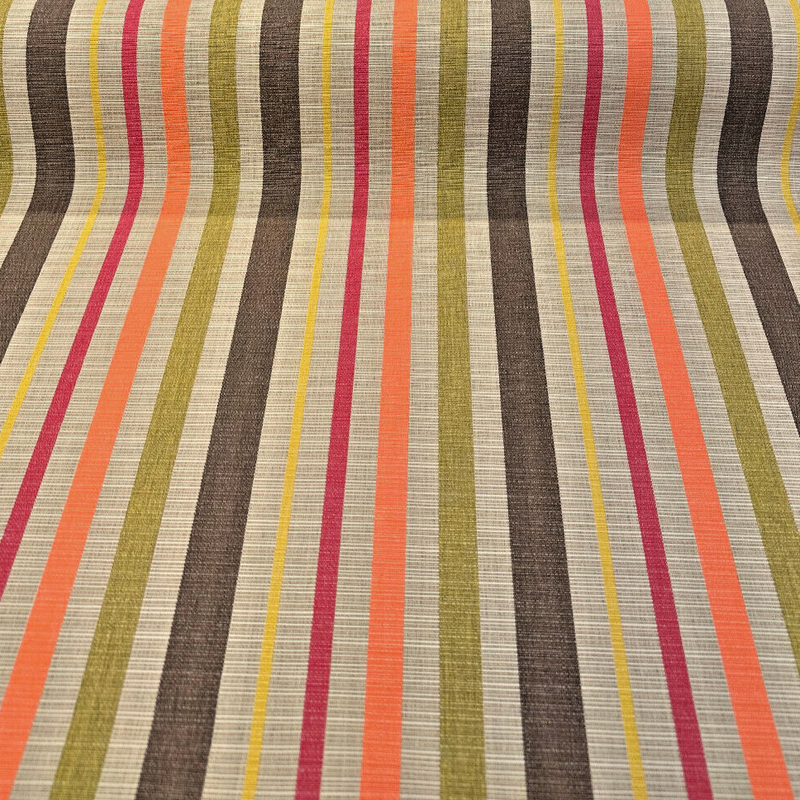 Sunbrella Solano Fiesta Acrylic Fabric - Fiesta Stripe, 54" Width (1 Yard)