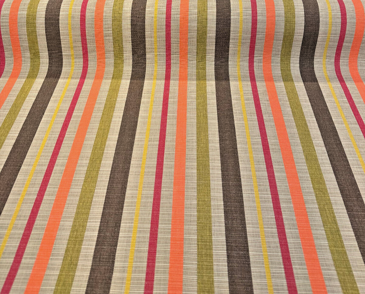 Sunbrella Solano Fiesta Acrylic Fabric - Fiesta Stripe, 54" Width (1 Yard)