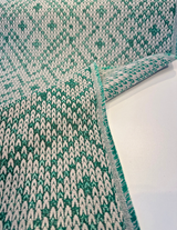 Sunbrella Sweater Weather Sunbrella Acrylic Fabric - Pine Green, Textured Geometric, 54" Width (1 Yard)
