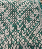 Sunbrella Sweater Weather Sunbrella Acrylic Fabric - Pine Green, Textured Geometric, 54" Width (1 Yard)