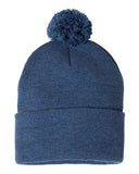 12" Pom-Pom Cuffed Beanie - SP15