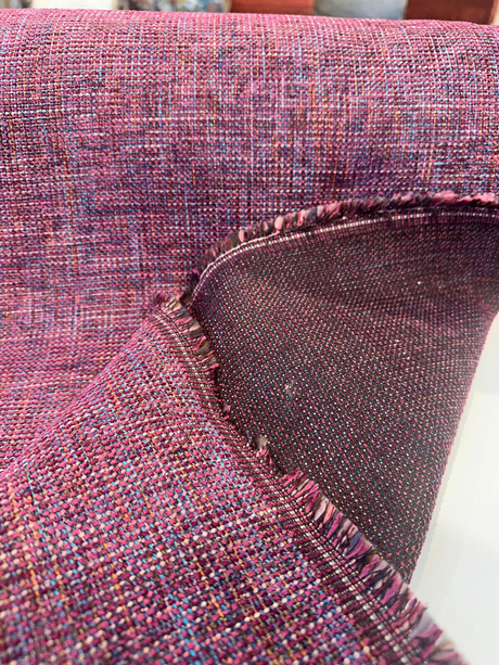 Rhapsody Galaxy Chenille Tweed Upholstery Fabric - Multicolor, Heavy Textured Boucle, 56.3" Width (1 Yard)