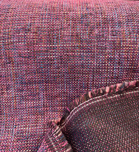 Rhapsody Galaxy Chenille Tweed Upholstery Fabric - Multicolor, Heavy Textured Boucle, 56.3" Width (1 Yard)