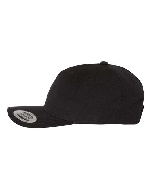 Premium Five-Panel Curved Visor Snapback Cap