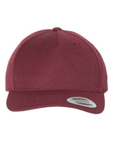 Premium Five-Panel Curved Visor Snapback Cap