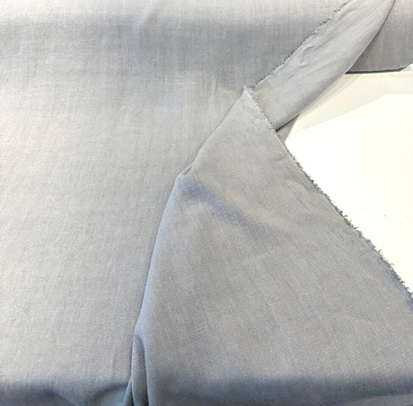 P Kaufmann Don Giovanni Linen Fabric - Slate Gray, Upholstery Drapery, 54" Width (1 Yard)