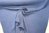 Don Giovanni Linen Fabric - Blue Smoke, Upholstery Drapery, 54" Width (1 Yard)