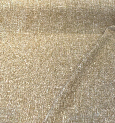 Libeco Belgian Linen Melange Marigold Linen Fabric - Marigold, 54" Width, No Repeat, Railroaded (1 Yard)