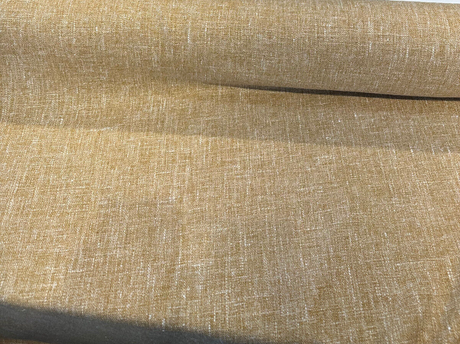 Libeco Belgian Linen Melange Marigold Linen Fabric - Marigold, 54" Width, No Repeat, Railroaded (1 Yard)