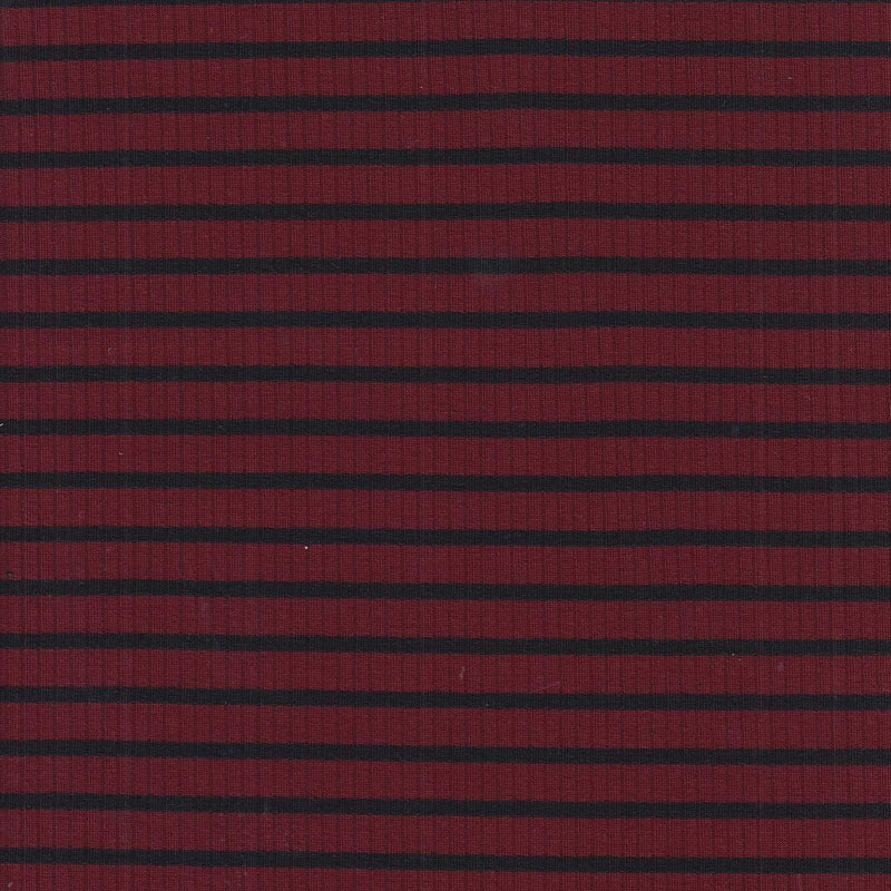 4x2 Rib Stripes Fabric 1 Yard Soft Stretch Textured Knit 52/53" Wide