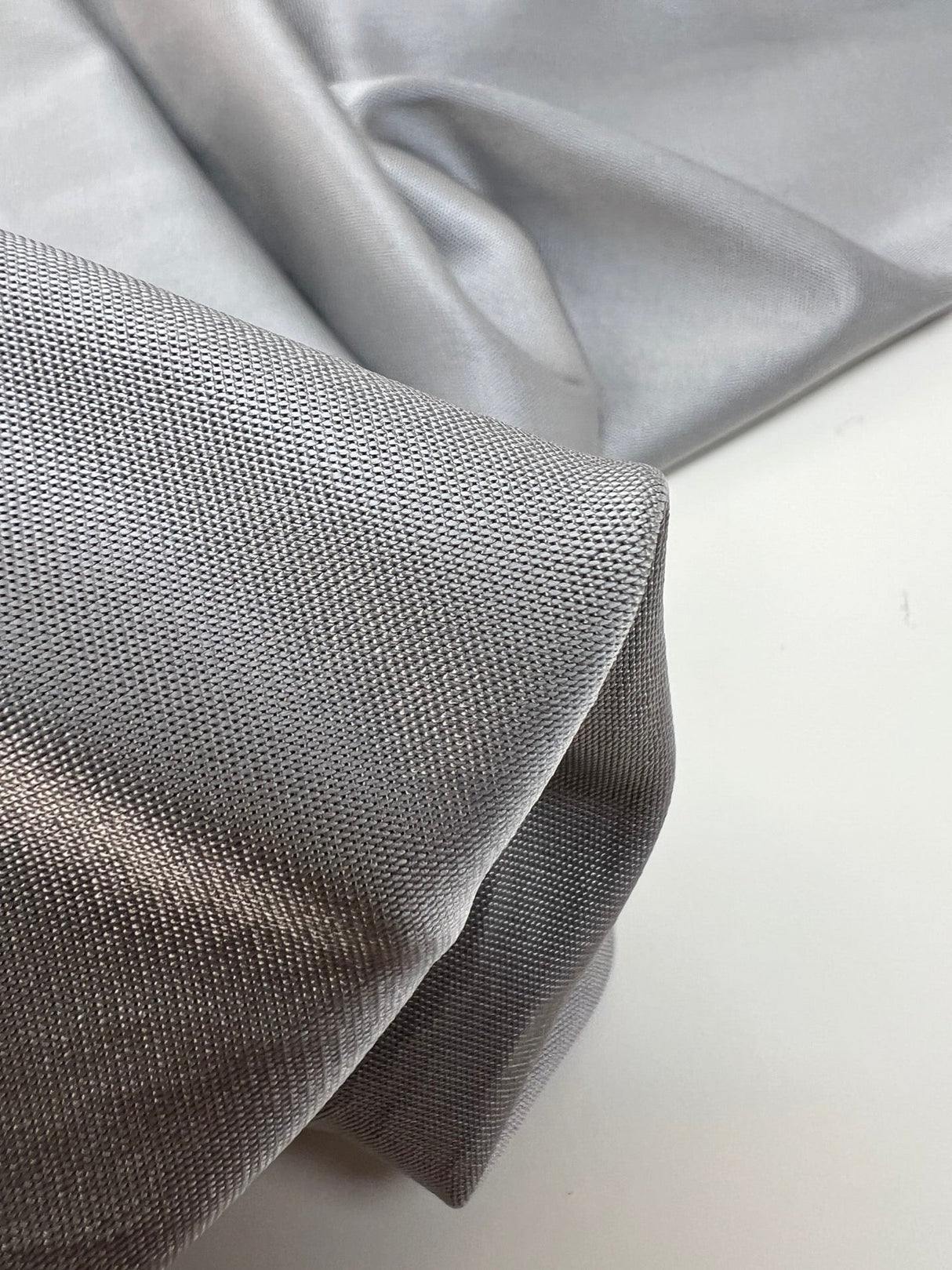 Viscose Elastane Moiré Knit Gray