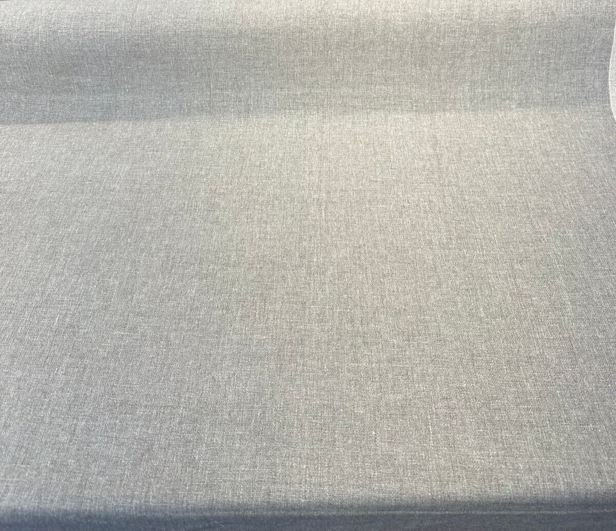 Libeco Belgian Linen Melange Gray Stone Linen Fabric - Stone, Drapery Upholstery, 54" Width (1 Yard)