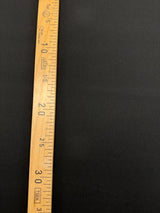 Black Polyester Viscose Cotton Crepe