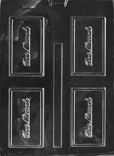 Bat Mitzvah Card Chocolate Mold - LPBC022