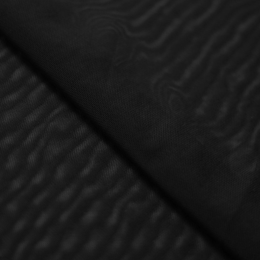 Action Mesh Polyester Spandex Fabric - Solid Colors, 58-60" Width (1 Yard)