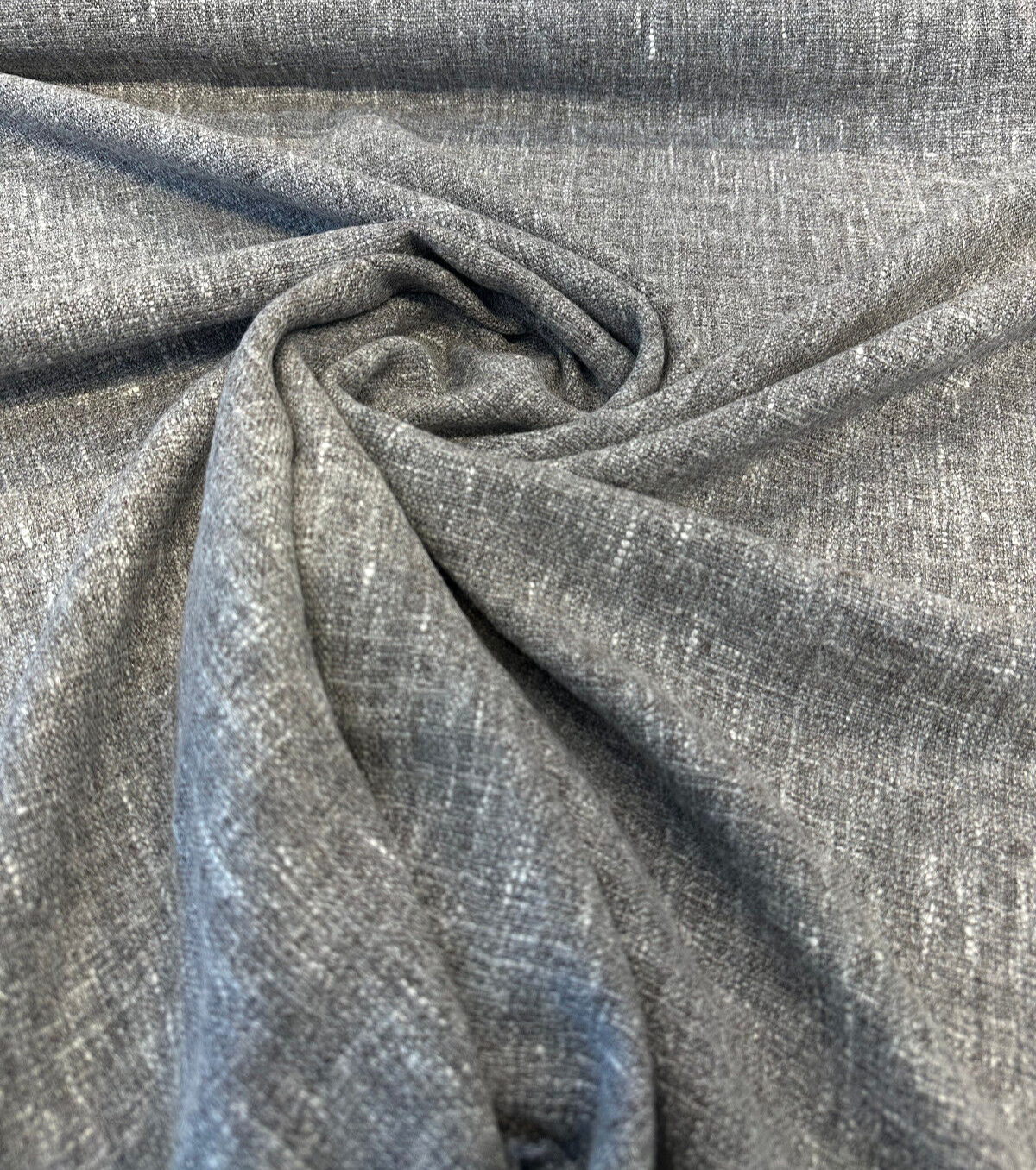 Libeco Belgian Linen Melange Fabric - Porpoise Gray, 54" Width (1 Yard)