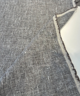 Libeco Belgian Linen Melange Fabric - Porpoise Gray, 54" Width (1 Yard)