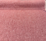 Libeco Belgian Linen Melange Scarlet Red Drapery Upholstery Fabric - Scarlet Red, 54" Width (1 Yard)