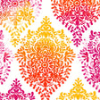 Warm Damask Fabric - Damask Pattern, 18" X 18" Repeat (1 Yard)
