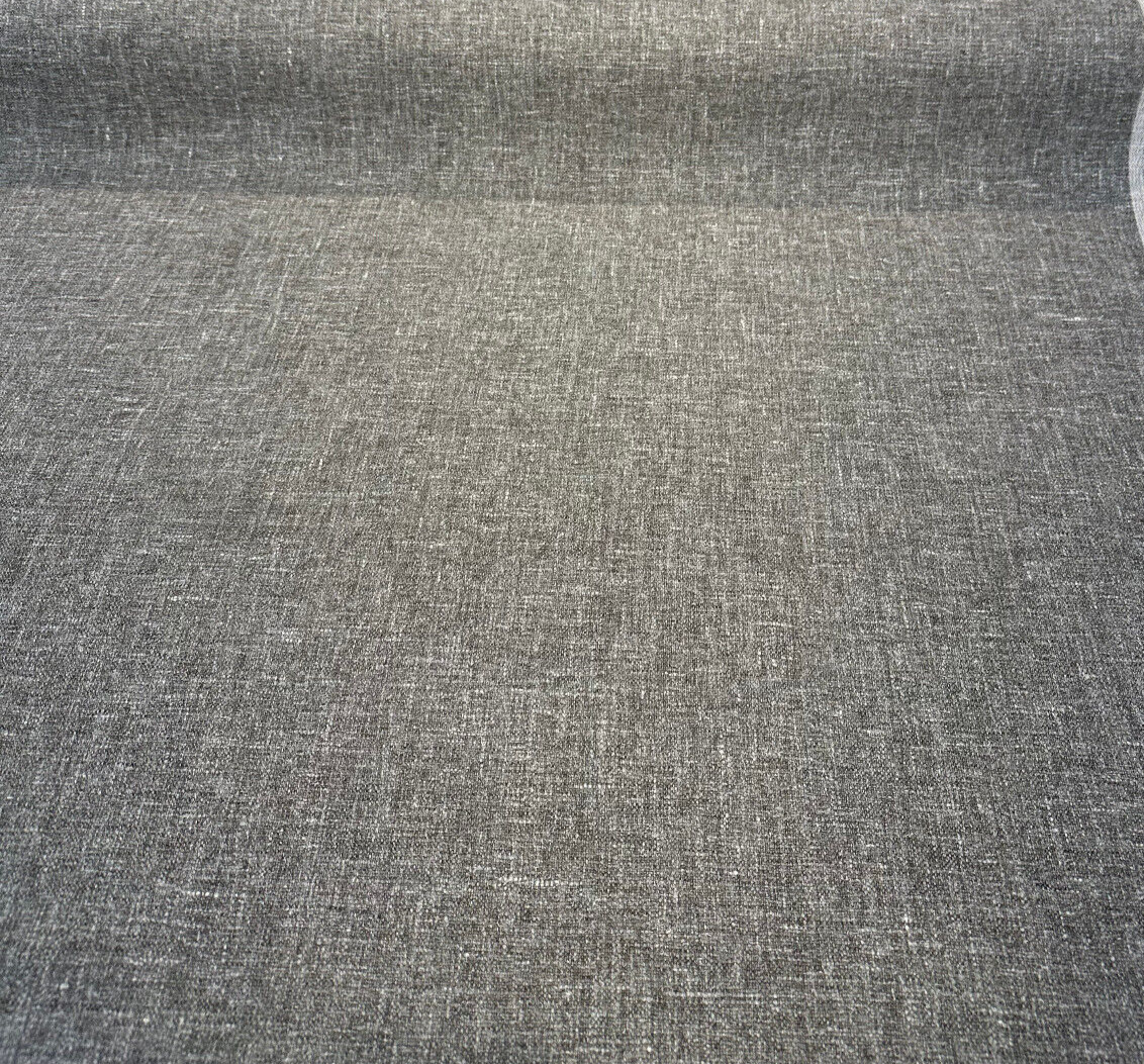 Libeco Belgian Linen Melange Fabric - Lichen Gray, Drapery Upholstery, 54" Width (1 Yard)