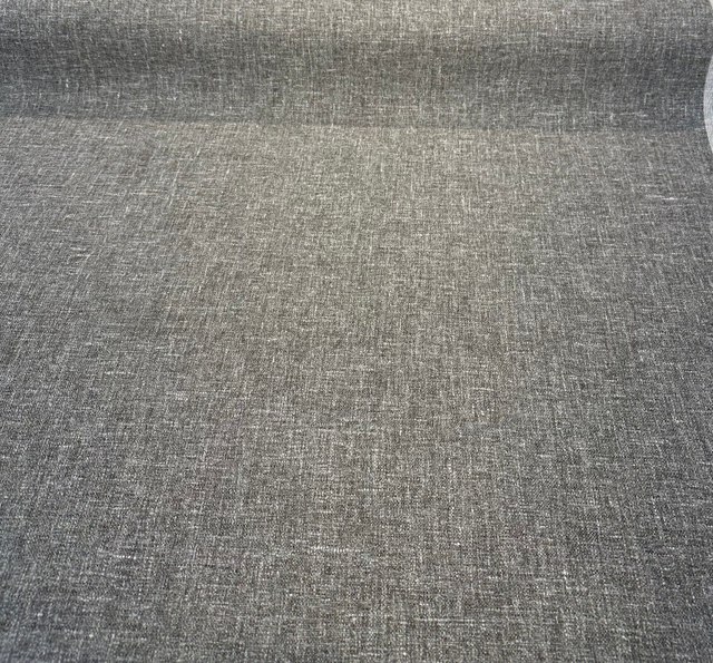 Libeco Belgian Linen Melange Fabric - Lichen Gray, Drapery Upholstery, 54" Width (1 Yard)