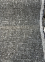 Libeco Belgian Linen Melange Fabric - Lichen Gray, Drapery Upholstery, 54" Width (1 Yard)