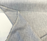 Libeco Belgian Linen Melange Gris Light Blue Upholstery Fabric - Gris Light Blue, 54" Width (1 Yard)