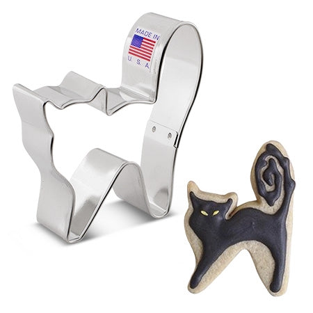 Cookie Cutter Halloween Cat 3-1/8" - 1273A