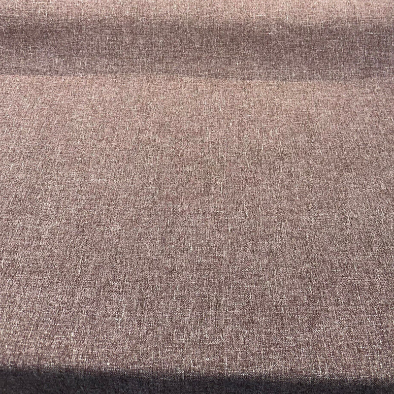 Libeco Belgian Linen Melange Mulberry Linen Fabric - Mulberry Purple, 54" Width, No Repeat, Railroaded (1 Yard)