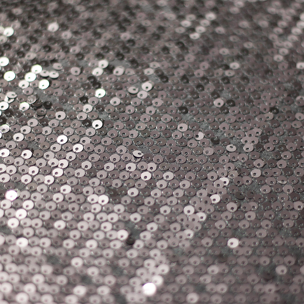 Razzle Sequins Polyester Spandex Fabric - Multiple Colors, Round Sequins, 52-54" Width, 200 GSM (1 Yard)