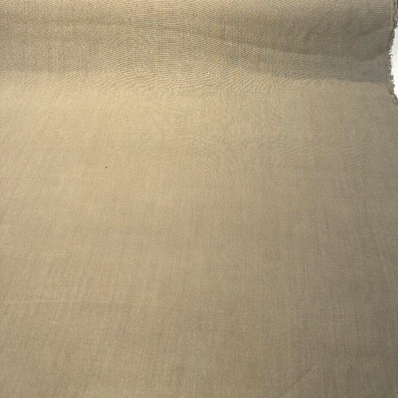 Don Giovanni Linen Fabric - Lentil Beige, 54" Width (1 Yard)