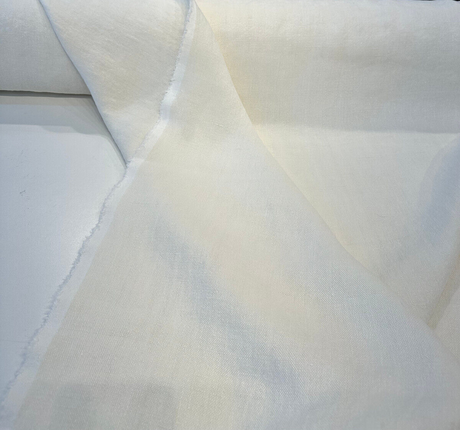 Stonewash Hemp Hemp Fabric - Oyster Beige, Belgian Drapery Upholstery, 54" Width (1 Yard)