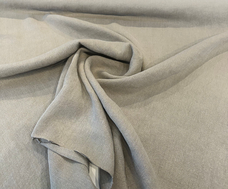 Libeco Stonewash Hemp Taupe Belgian Hemp Fabric - Taupe, Drapery Upholstery, 54" Width (1 Yard)