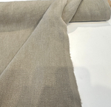 Libeco Stonewash Hemp Taupe Belgian Hemp Fabric - Taupe, Drapery Upholstery, 54" Width (1 Yard)