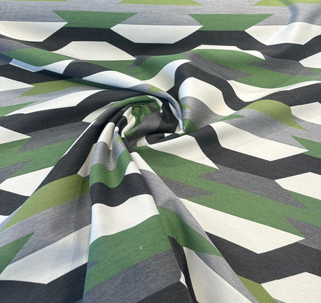 Sunbrella Crescendo Green Smoke Acrylic Polyester Fabric - Green Smoke, Woven, 54" Width (1 Yard)