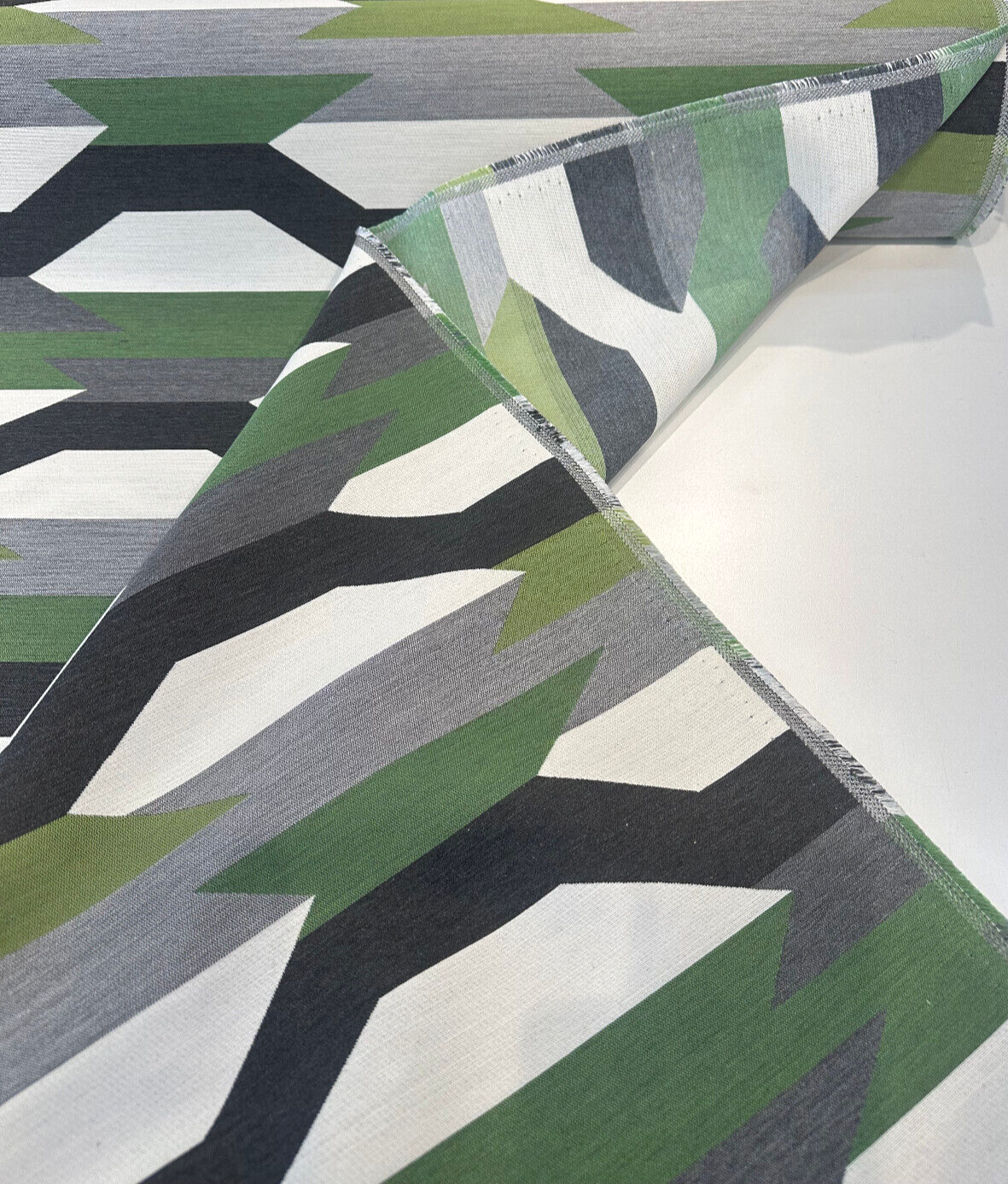 Sunbrella Crescendo Green Smoke Acrylic Polyester Fabric - Green Smoke, Woven, 54" Width (1 Yard)