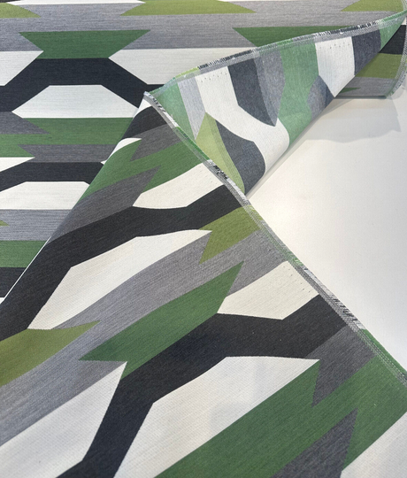 Sunbrella Crescendo Green Smoke Acrylic Polyester Fabric - Green Smoke, Woven, 54" Width (1 Yard)